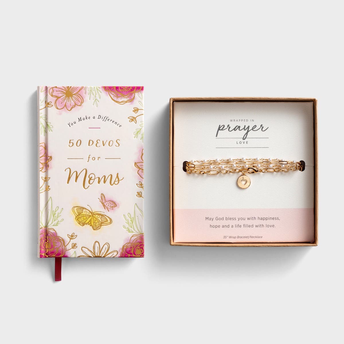 You Make a Difference - Moms Devotional & Jewelry Gift Set