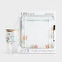 Clairmont & Co. - She Is Fearless - Floral Glass Tumbler + Dry Erase Gift Set