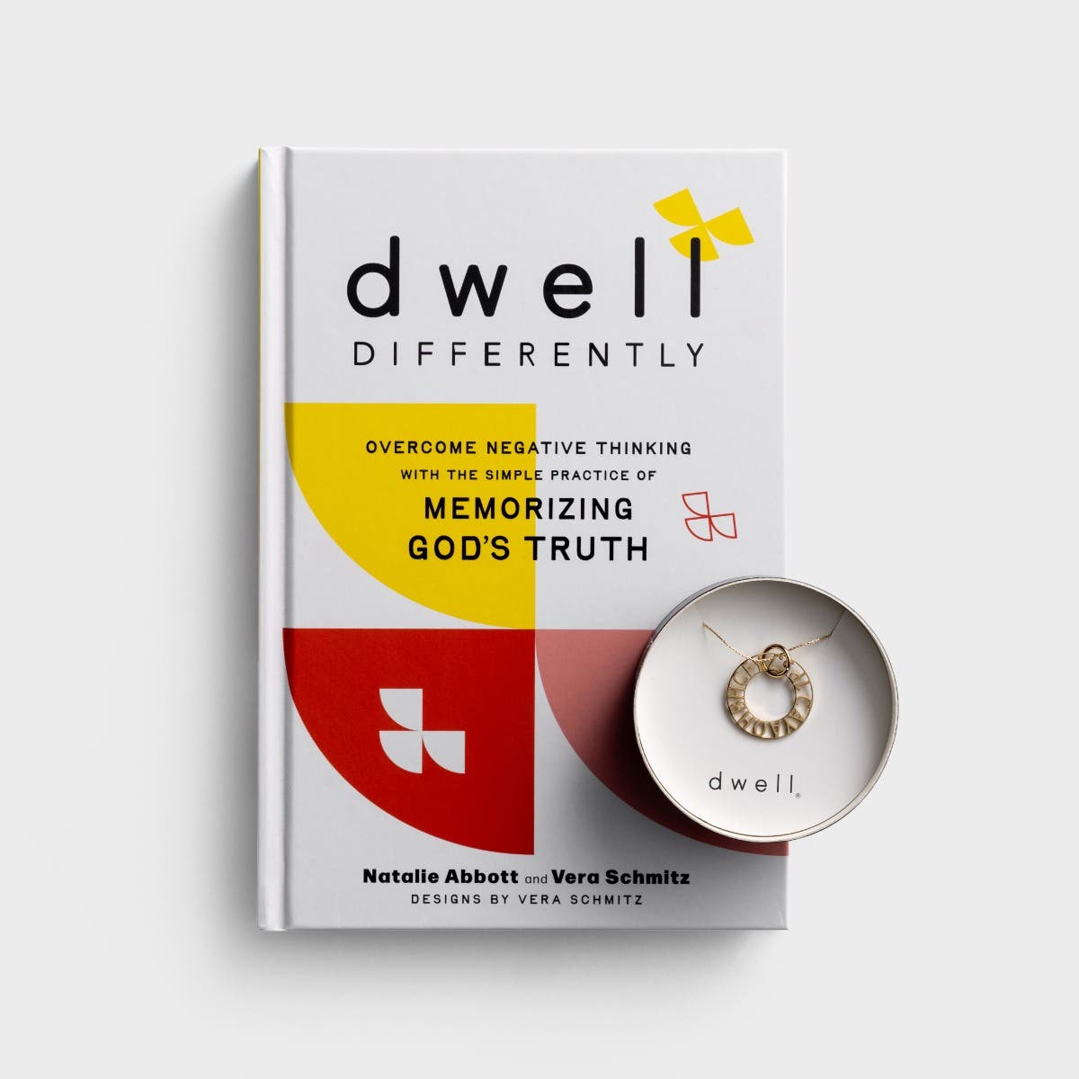 Dwell Differently - Scripture Memory Book + Anxious No More Necklace - Gift Set