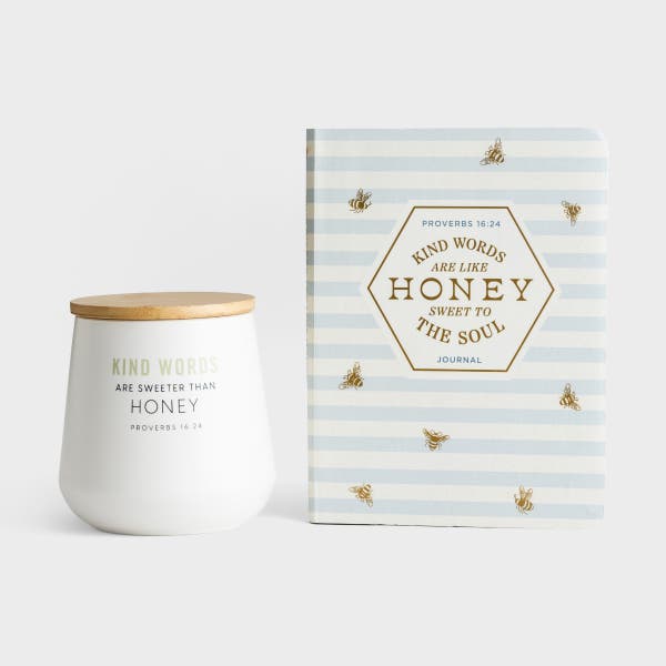 Sweet to the Soul Journal + Sweeter than Honey Promise Jar - Gift Set