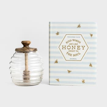 Sweet to the Soul Journal + Honey Jar - Gift Set