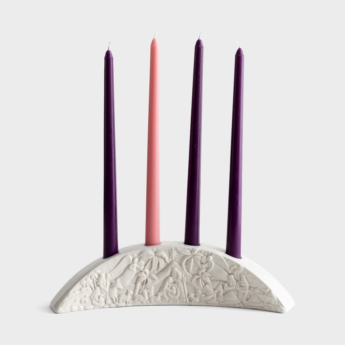 Demdaco - Advent Candleholder & Candles - Gift Set