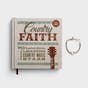 Country Faith Devotional + Rizen Horseshoe Bracelet Set