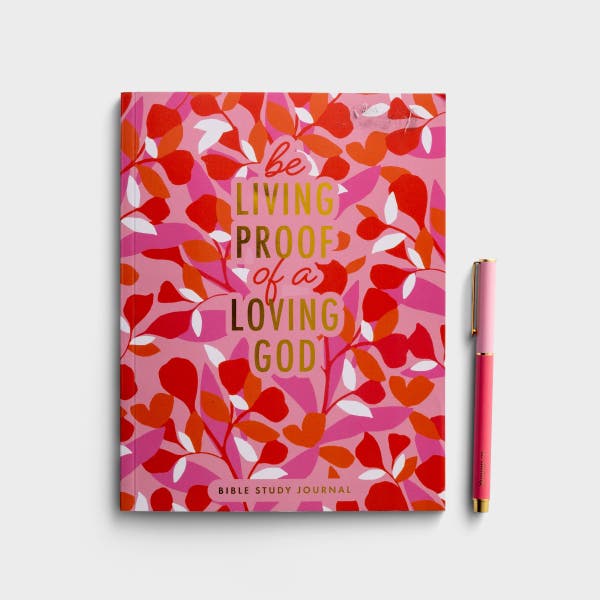 Mary Square - Living Proof Of A Loving God Bible Study Journal + Pen Set
