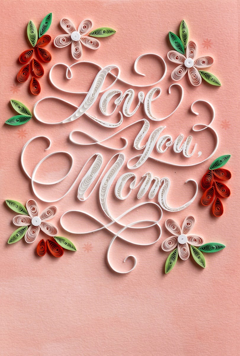 Mother's Day - Love You, Mom - 1 Premium Card