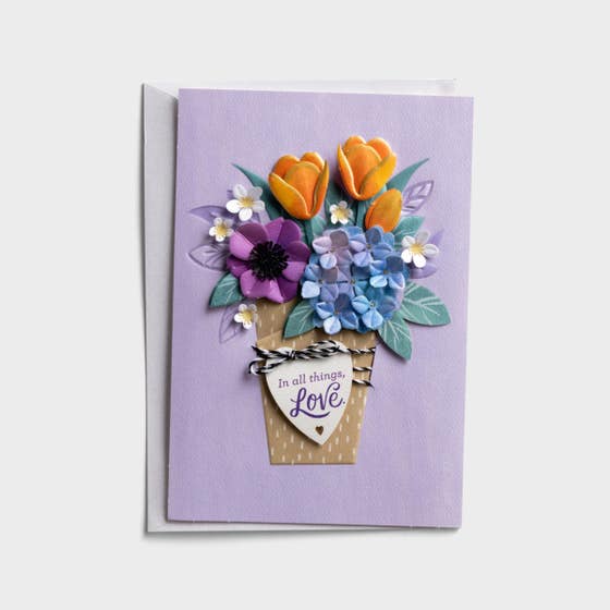 Mother's Day - In all things, Love - 1 Premium Card