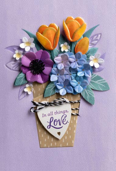 Mother's Day - In all things, Love - 1 Premium Card