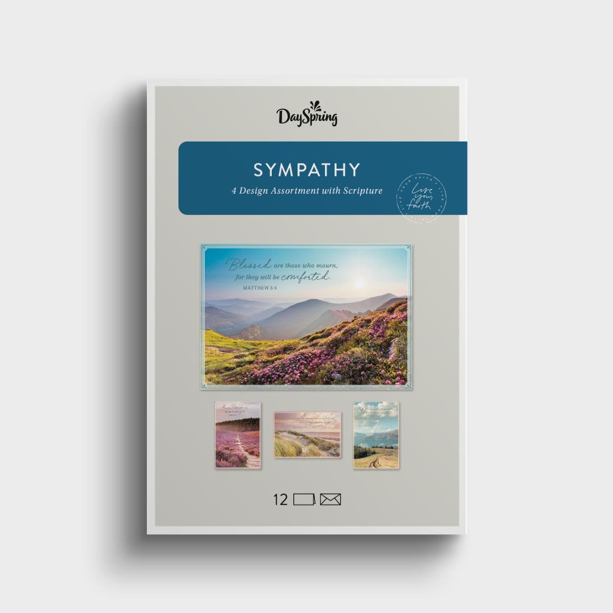Sympathy - Nature Landscapes - 12 Boxed Cards and Envelopes