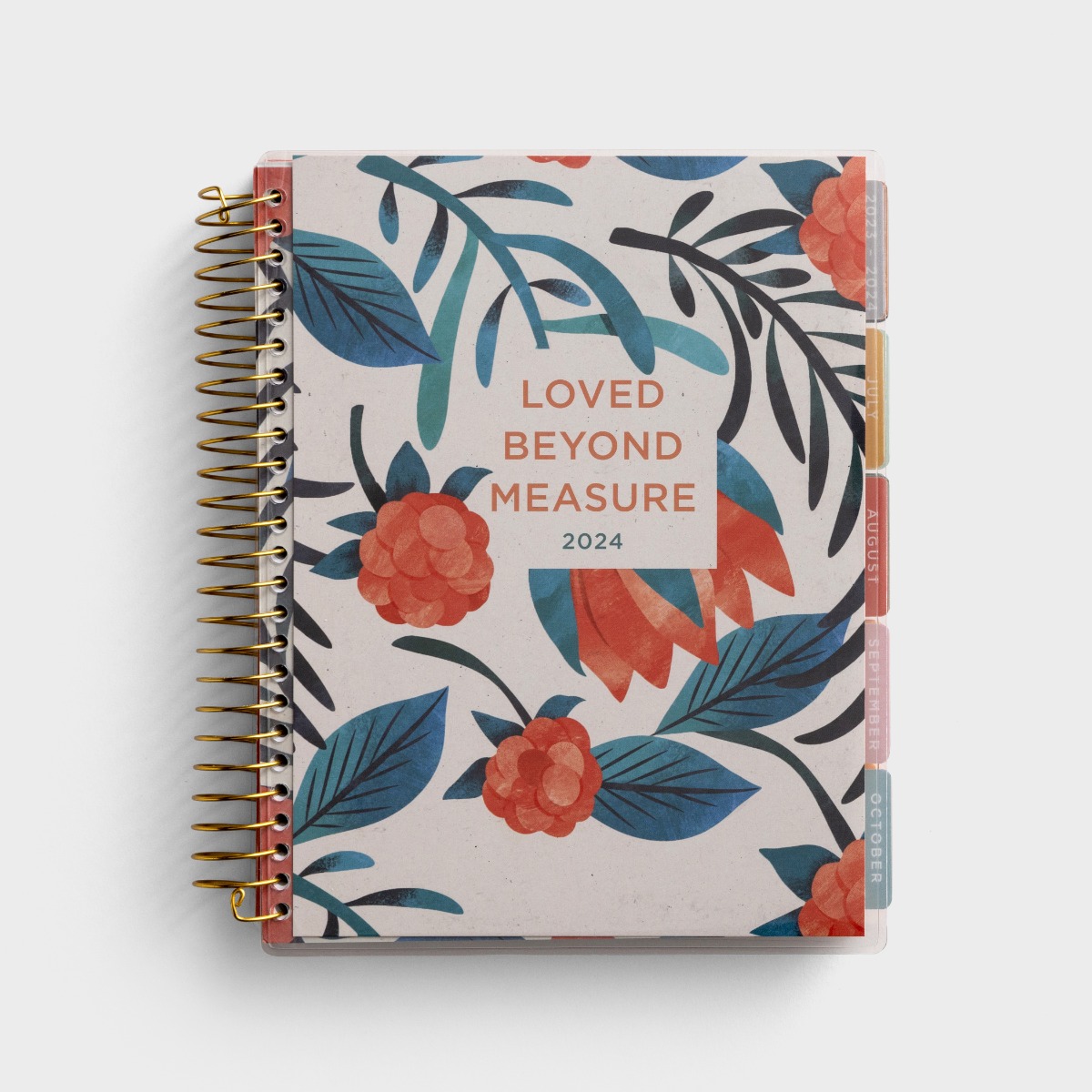 Loved Beyond Measure - Floral - 2023-2024 18-Month Agenda Planner