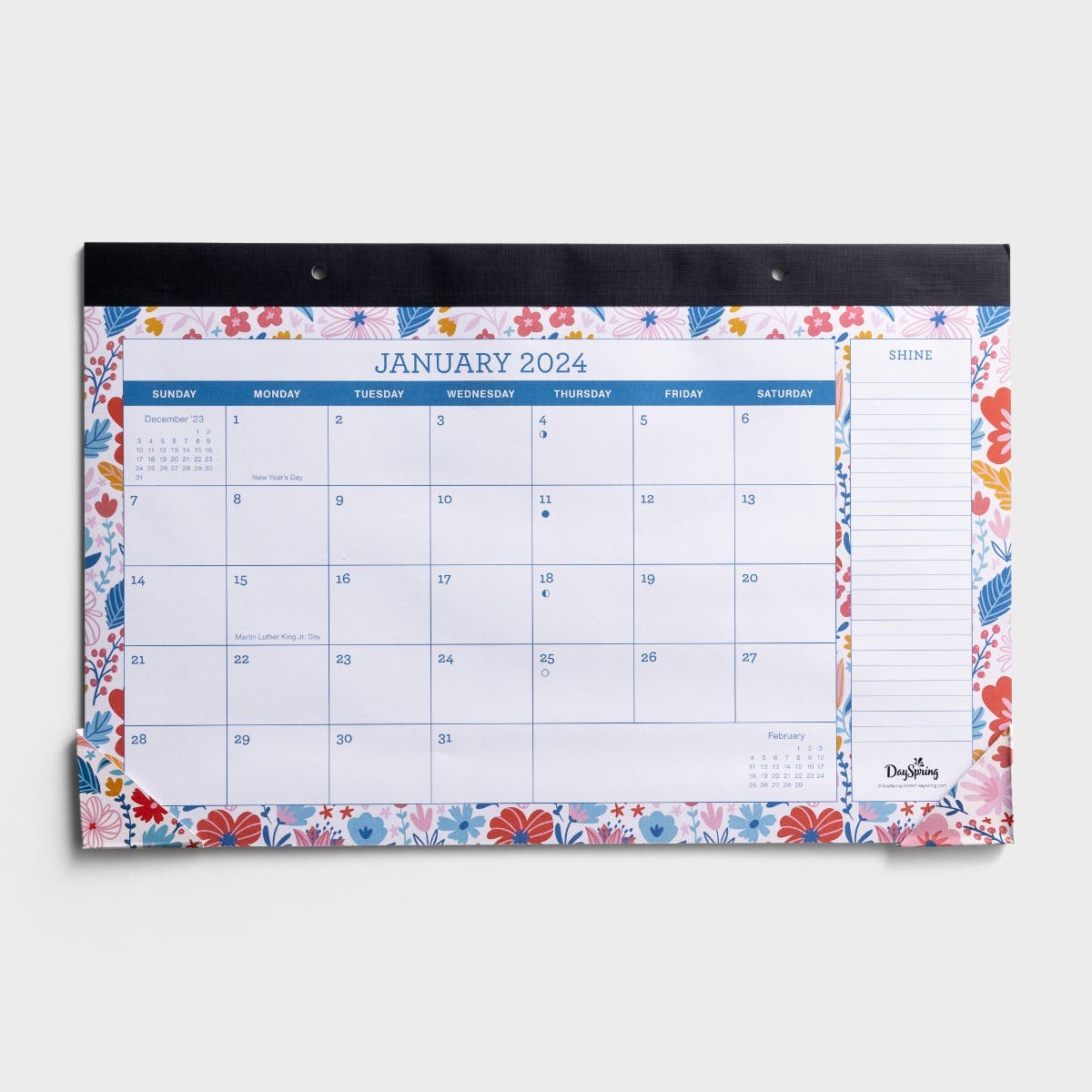 2024 Floral Desk Pad Calendar DaySpring DaySpring
