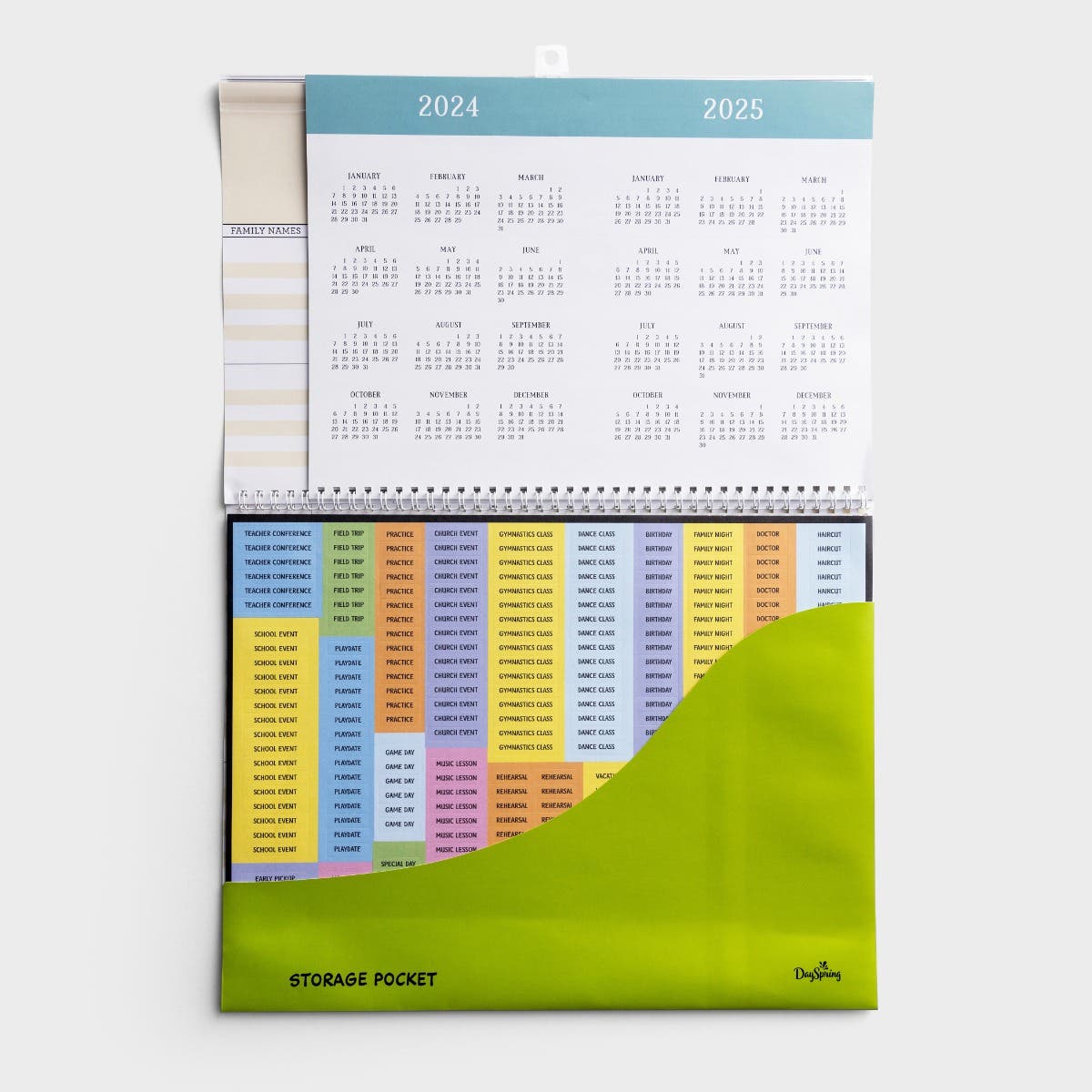 Family Planner 2024 – Dots – Lovely Breeze