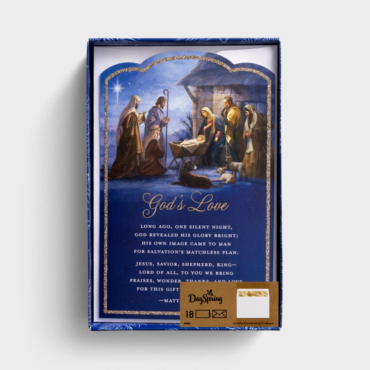 God's Love Nativity - 18 Christmas Boxed Card, NKJV