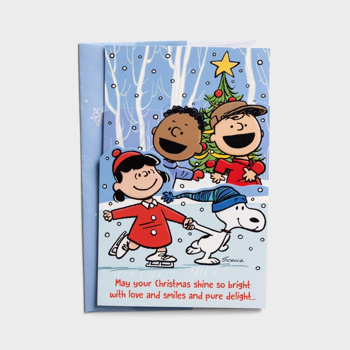Peanuts® - May Your Christmas Shine So Bright - 18 Christmas Boxed Cards and Envelopes, NKJV