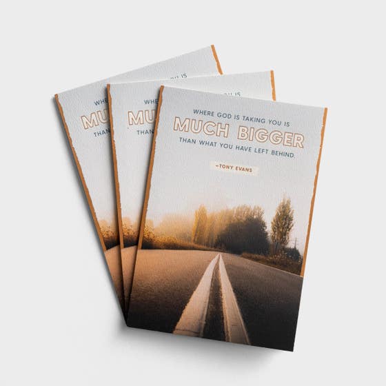 Tony Evans - Birthday - Where God is Taking You is Much Bigger - 3 Greeting Cards