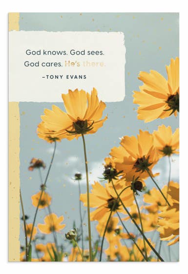 Tony Evans - Encouragement - He's There - 3 Premium Cards