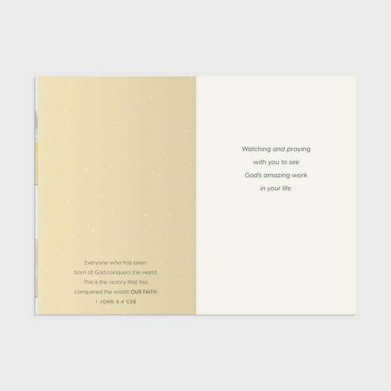 Tony Evans - Encouragement - God Doesn't Need a Lot To Do a Lot - 3 Greeting Cards