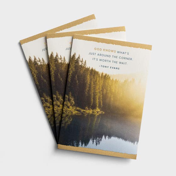 Tony Evans - Praying for You - Worth the Wait - 3 Greeting Cards