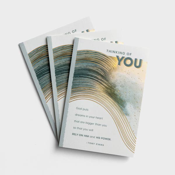Tony Evans - Thinking of You - Dreams in Your Heart - 3 Greeting Cards