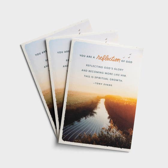 Tony Evans - Thinking of You - You Are a Reflection of God - 3 Premium Cards