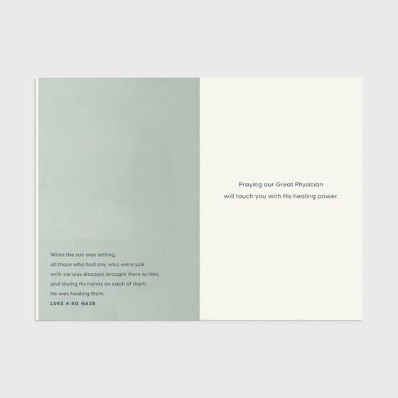Tony Evans - Get Well - Rest. He's Got It - 3 Greeting Cards