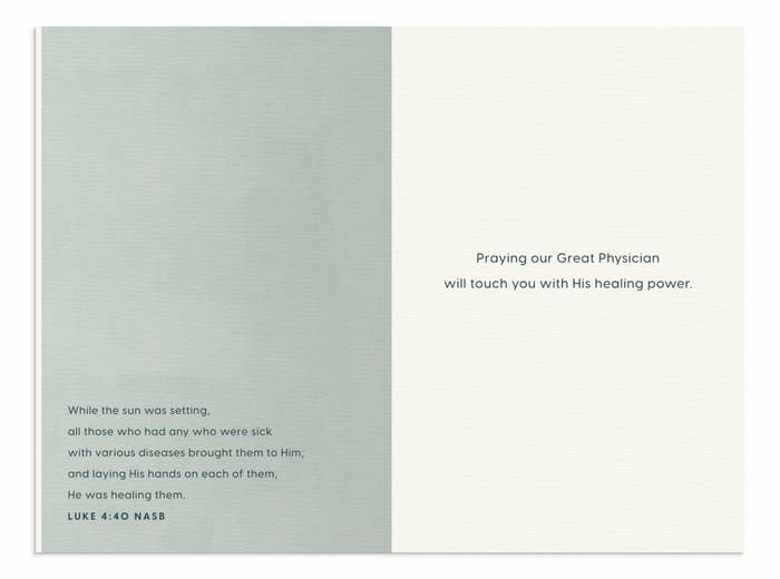 Tony Evans - Get Well - Rest. He's Got It - 3 Greeting Cards