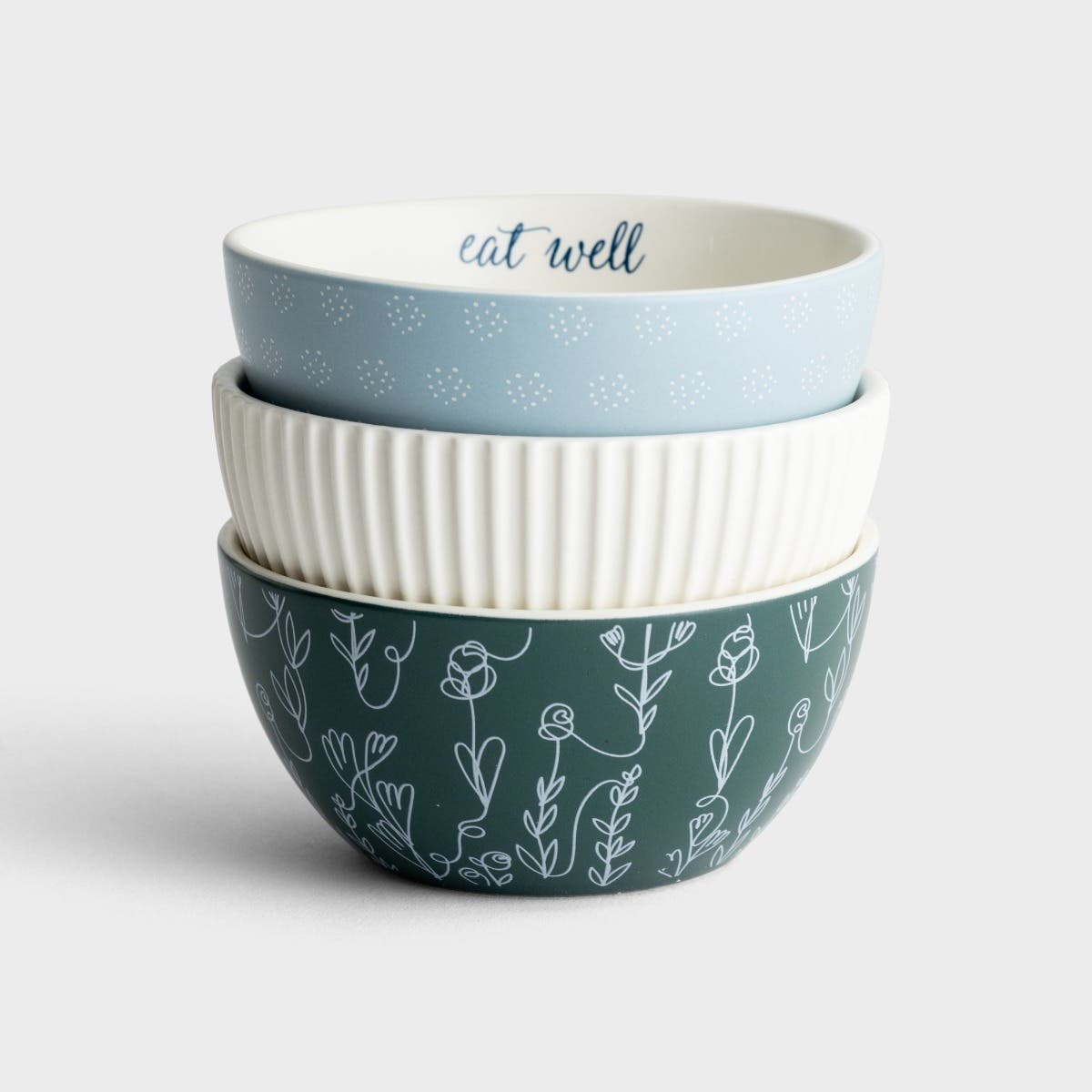 Hallmark - Show Love, Give Thanks, Eat Well - Ceramic Dip Bowl Set
