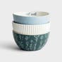 Hallmark - Show Love, Give Thanks, Eat Well - Ceramic Dip Bowl Set