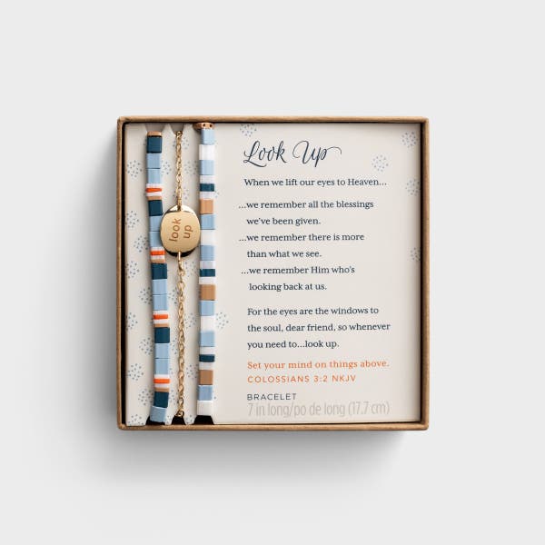Hallmark - Look Up - Beaded Bracelet Set