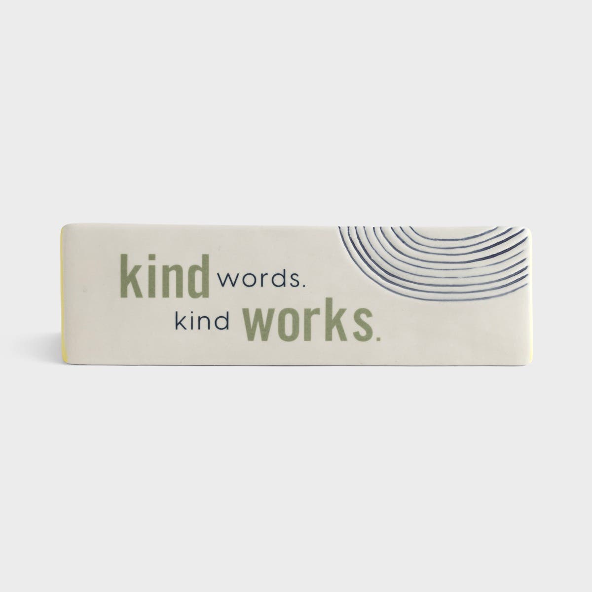 Kind Words - Tony Evans - Ceramic Desk Plate