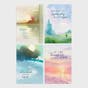 Sympathy - Watercolor Crosses - 12 Boxed Cards and Envelopes, KJV