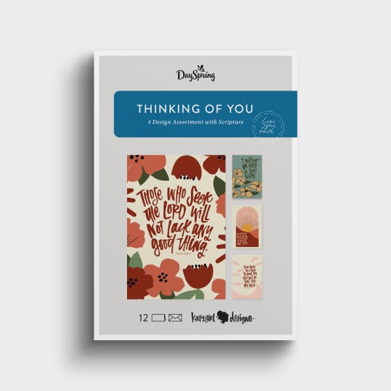 Thinking of You - Katygirl Designs - 12 Boxed Cards