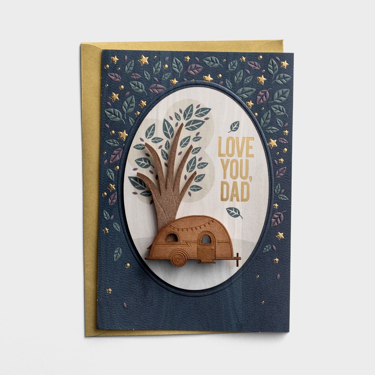 Father's Day - Love You, Dad - 1 Premium Greeting Card