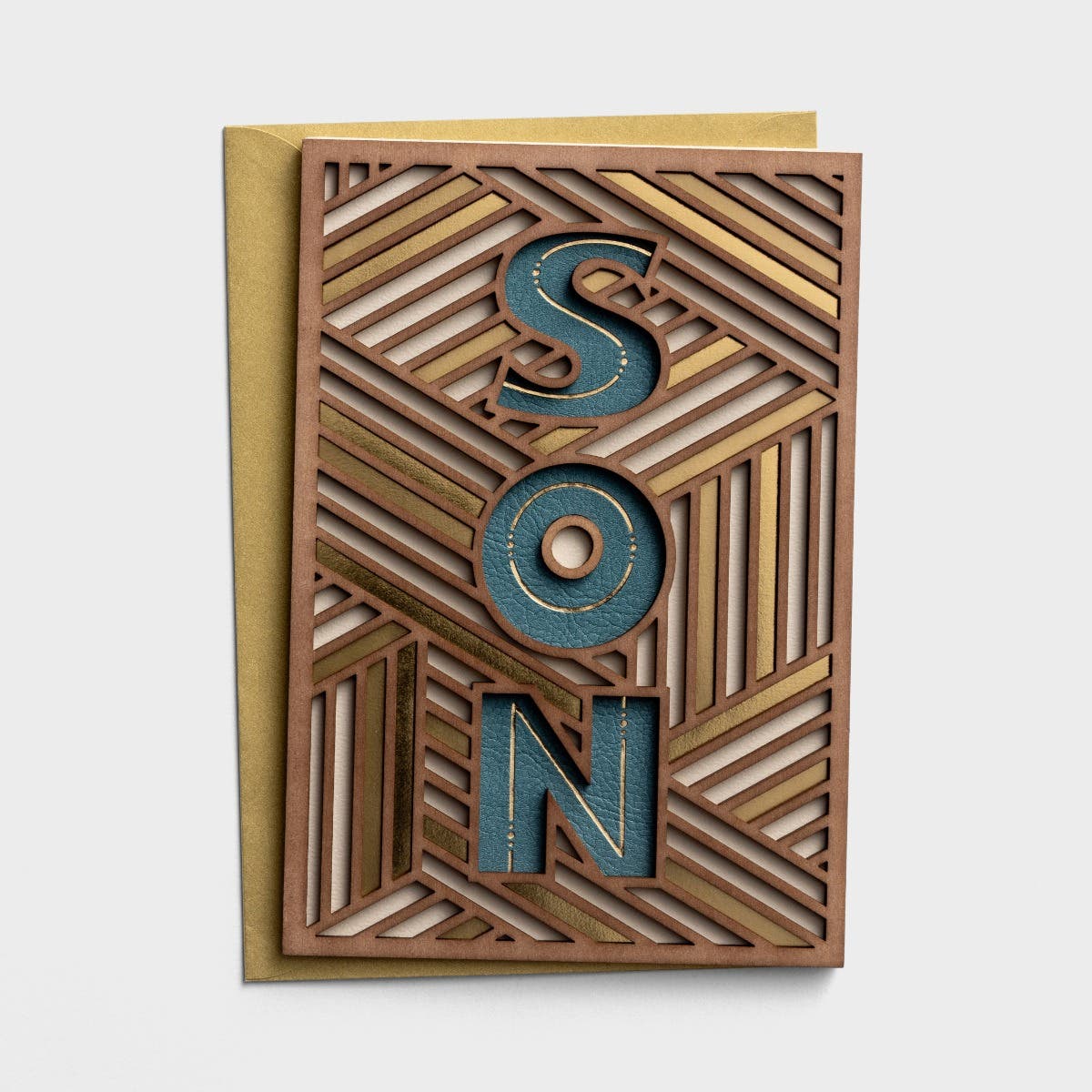 Father's Day - Son - 1 Premium Greeting Card