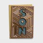 Father's Day - Son - 1 Premium Greeting Card