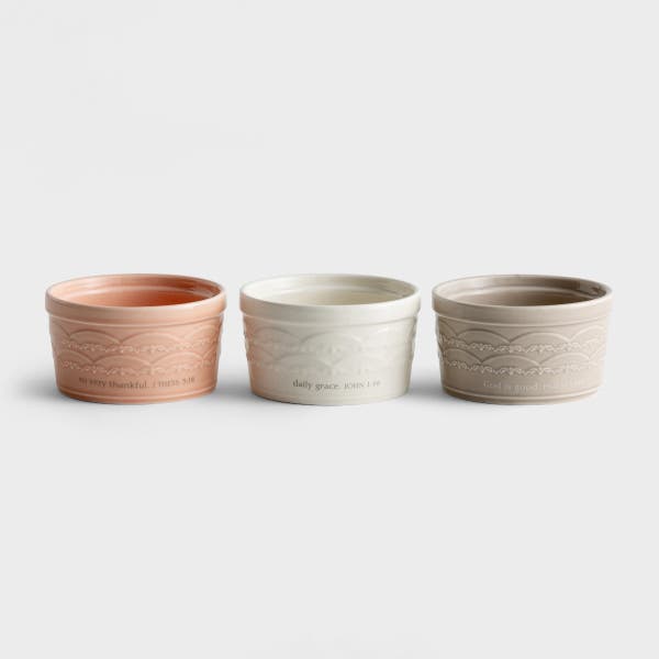 Mary & Martha - Grace & Gratitude Daily Grace Ramekins | Set of 6