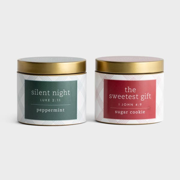 Mary & Martha - Inspirational Christmas Candles - Gift Set