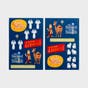 Shepherd on the Search - 8 Interactive Sticker Christmas Boxed Cards and Envelopes