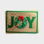 Christmas - For Anyone - Joy Wreath - 1 Premium Greeting Card