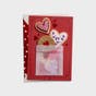 Valentine's Day - Cookie Bag  - 1 Premium Greeting Card