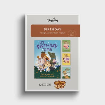God Made Just One - Children's Birthday - 12 Boxed Cards and Envelopes