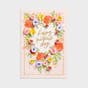 Mother's Day - Flower Wreath - 1 Premium Greeting Card