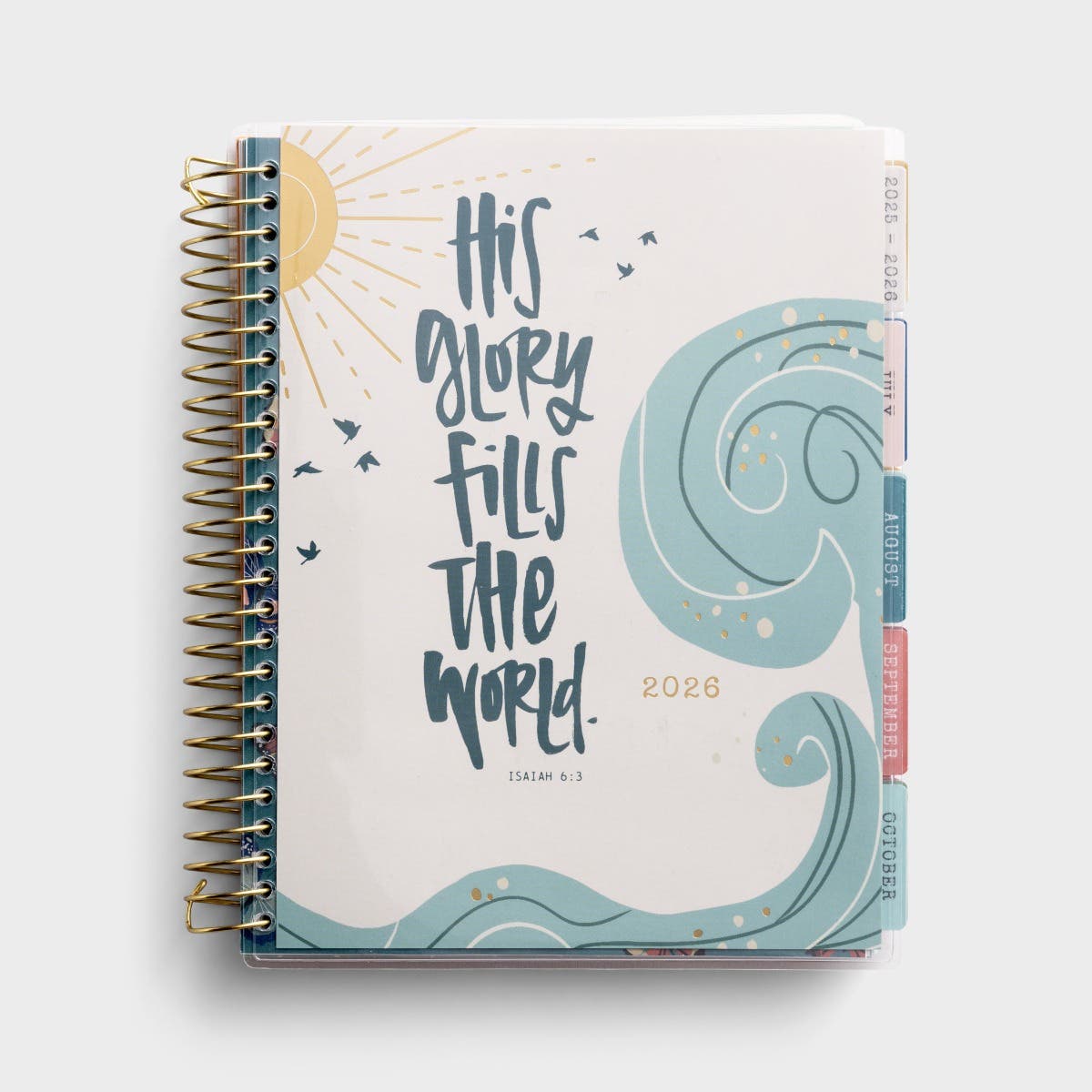 Katygirl -His Glory Fills the World -2025-2026 18-Month Premium Devotional Planner