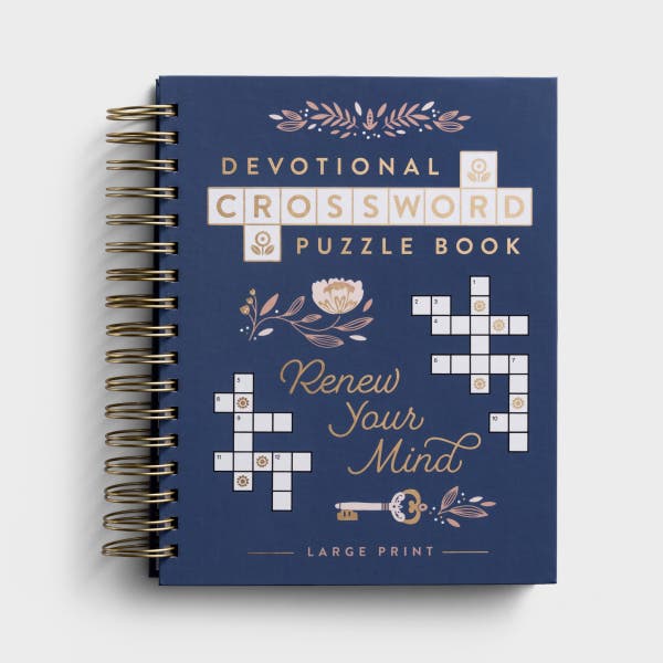 Devotional Crossword Puzzle Book - Renew Your Mind