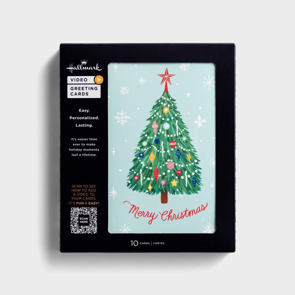 Merry Christmas - Video Greetings - 10 Christmas Boxed Cards