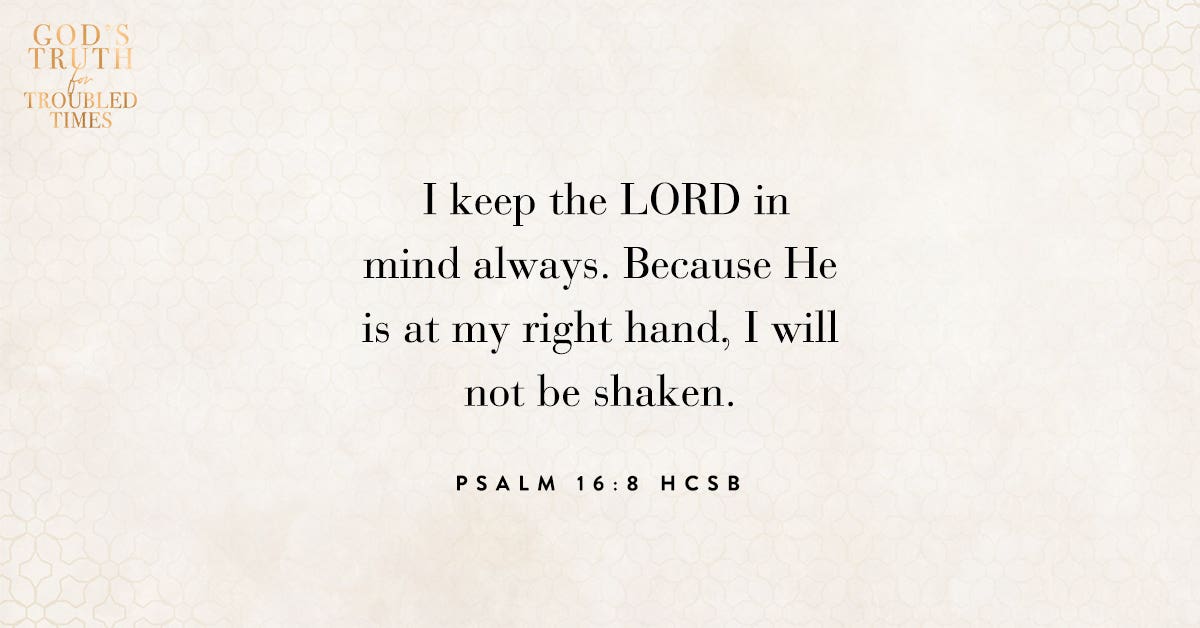 We Will Not Be Shaken