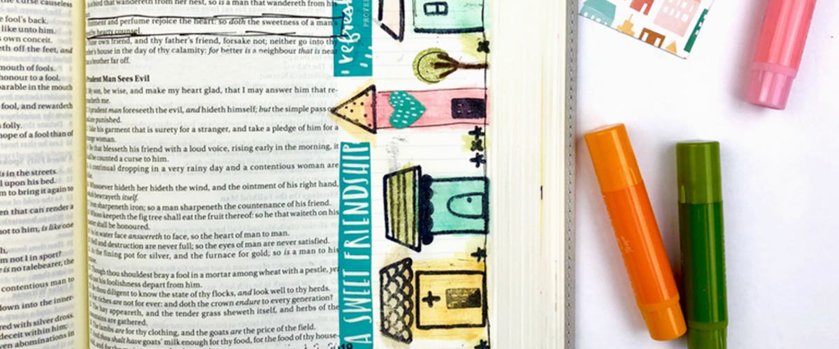 Bible Journaling How-To: Gelatos