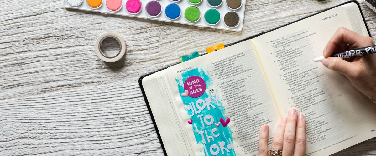 Introduction to Bible Journaling (Even If You're Not An Artist)