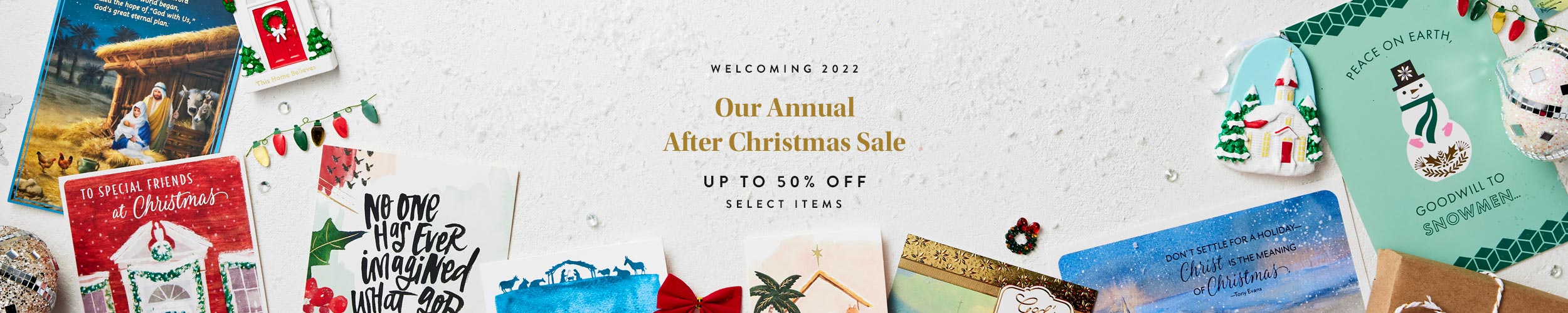 After Christmas Sale: Up to 50% Off Select Items