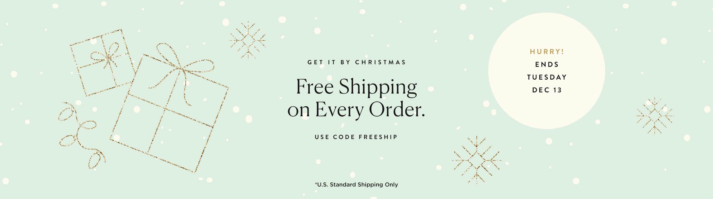 Free U.S. Shipping with Code FREESHIP