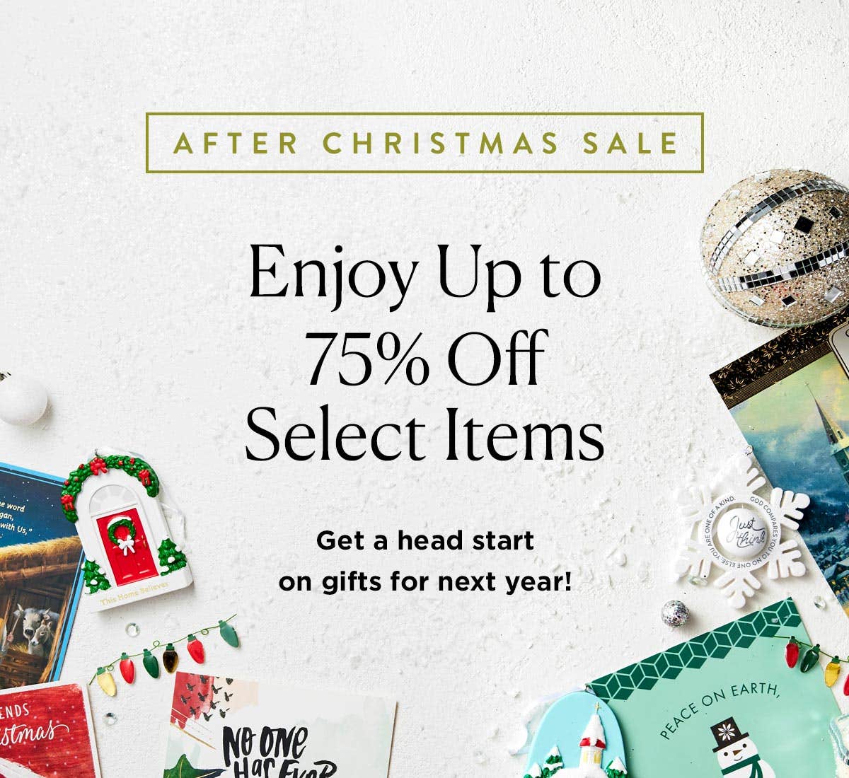 After Christmas Sale: Up to 75% Off Select Items